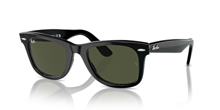 Ray-Ban RB2140 ブラック サングラス ケース付き Ray-Ban RB2140 Classic Wayfarer 50mm Sunglasses Glossy Black